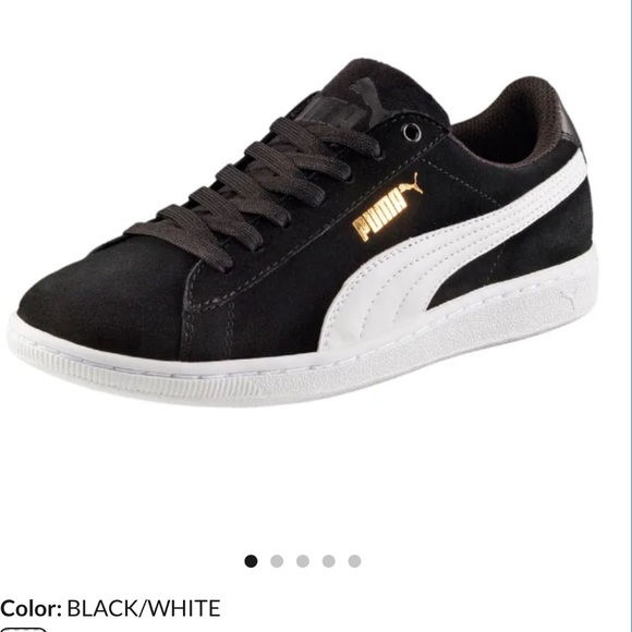Puma Vikky Softfoam Suede Tennis Shoes/Sneakers - Picture 2 of 10
